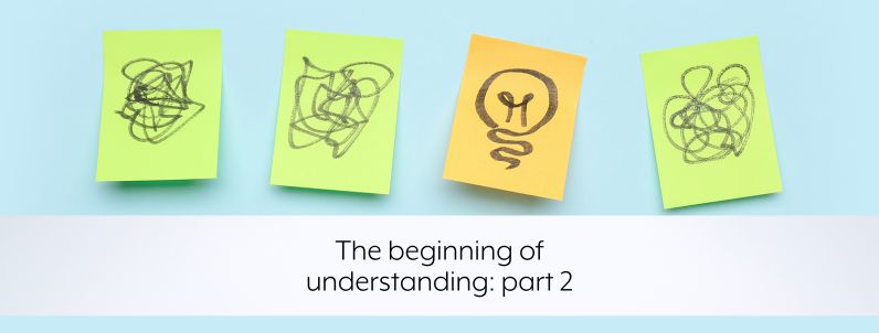 The beginning of understanding: part 2