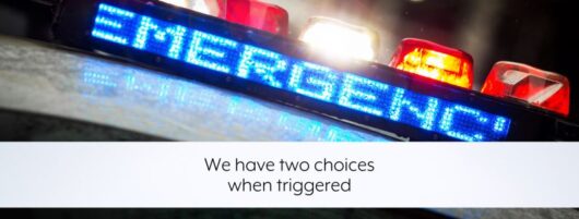 We have two choices when triggered