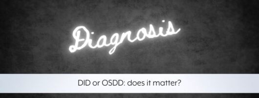 DID or OSDD: Does it matter?