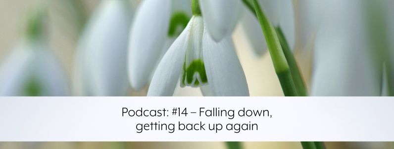 Podcast: #14 – Falling down, getting back up again: my journey over the last year